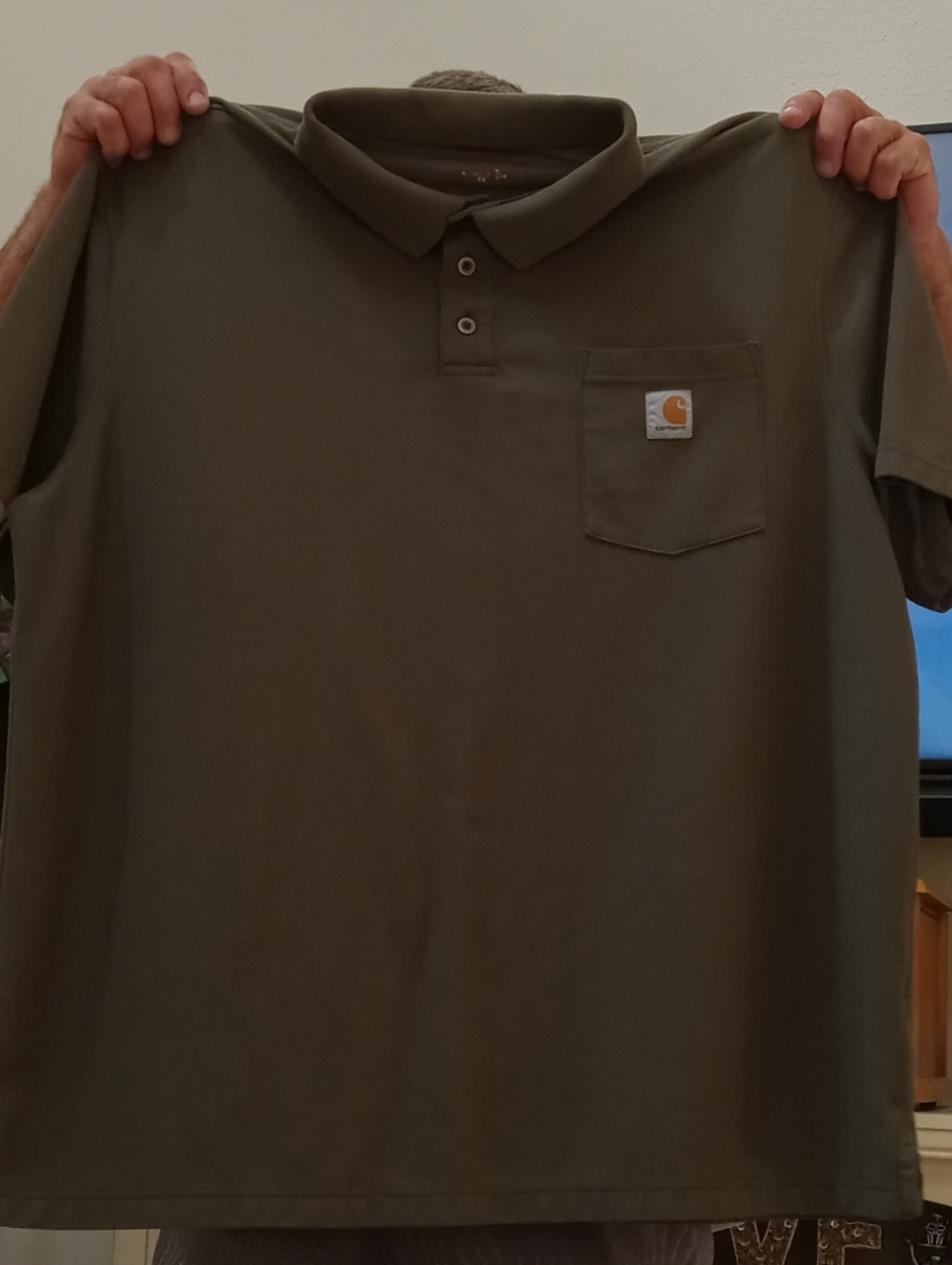 Carhartt Olive Workwear Pocket Polo